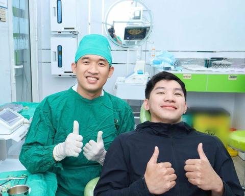 Khách hàng trẻ tại Nha khoa Thanh Triều